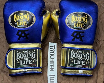 Personalized No Boxing No Life Gloves, Custom Logo Gift