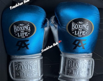 Personalized No Boxing No Life Gloves, Custom Logo Gift