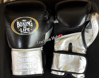 Personalized No Boxing No Life Gloves, Custom Logo Gift