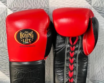 Personalized No Boxing No Life Gloves, Custom Logo Gift