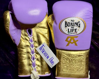 Personalized No Boxing No Life Gloves, Custom Logo Gift