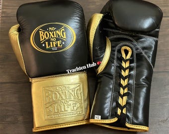 Personalized No Boxing No Life Gloves, Custom Logo Gift