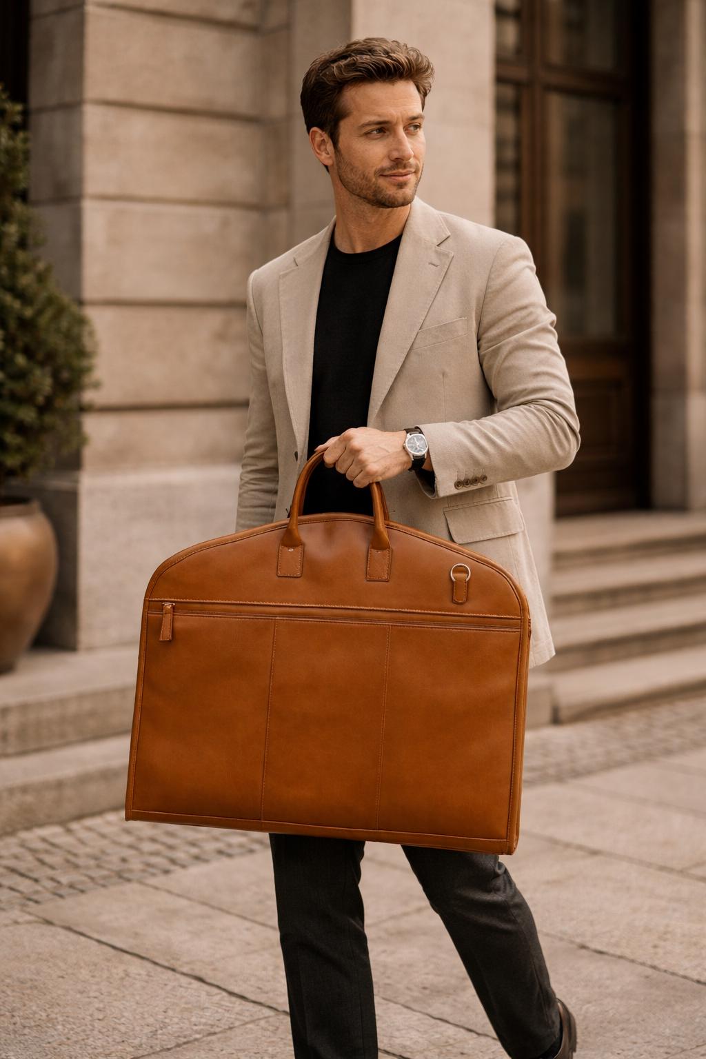 Buy Leather Suit Case Online In India - Etsy India