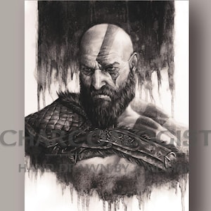 Kratos Art Print Poster