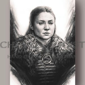 Sansa Stark Art Print Poster