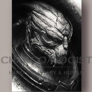 Garrus Vakarian Art Print Poster