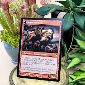 Homicidal Brute Artist Proof Card