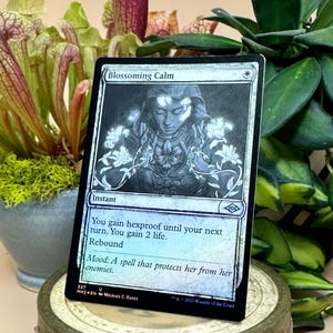 Blossoming Calm Sketch Variant Foil Artist Proof Card