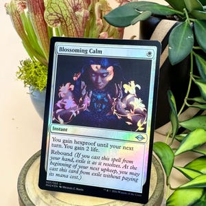 Blossoming Calm Foil Artist Proof Card