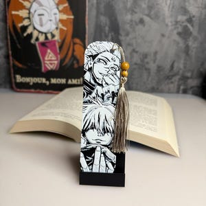 Marque-page 3D Hégémonie des Deux Sommets Confrontation Absolue - Bookmark 3D Print Manga Japonais - Accessoire Lecture Geek Ryoiki Tenkai