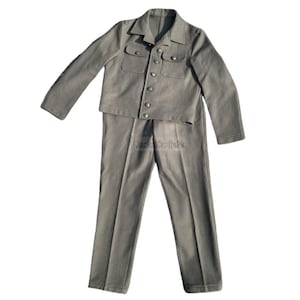 Historical German Army Uniform Replica: Wool Tunic & Trousers - Reenactment Cosplay