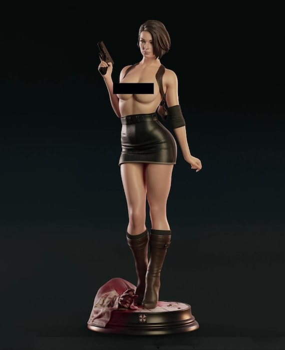 Jill Valentine - STL Model for Resin Printer Figure 3D Printing - High Quality Diorama  - Resident Evil