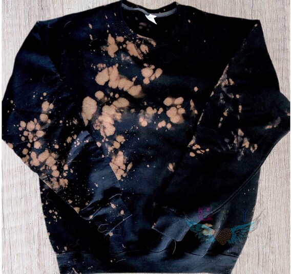 Acid Wash Unisex Crew Sweatshirt 
