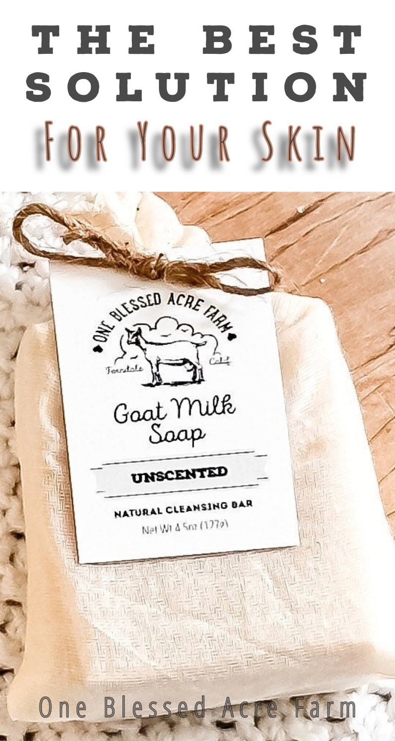 Unscented Goat Milk Soap Bar Unscented Body Soap Dry Skin Hand Soap Bulk Set Soap For Baby Fragrance Free Soap Facial Cleanser Gift For Mom image 10