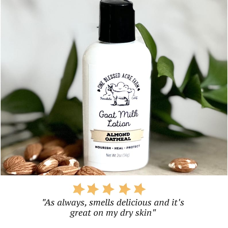 Customer reveiws of Almond Oatmeal Goat Milk Lotion