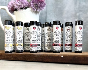 Bulk Lip Balm Party Favor Baby Shower GIft Goat Milk Lip Balm Set Goat Milk Chapstick Sun Shield Wedding Favors Chapstick Bulk Set Lip Balm