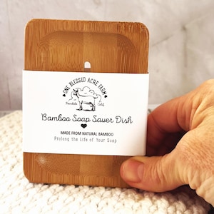 Self Draining Bamboo Soap Dish For Eco Bathroom and Kitchen Soap Holder Farmhouse Bathroom Decor Bathroom Soap Rack Zero Waste Plastic Free