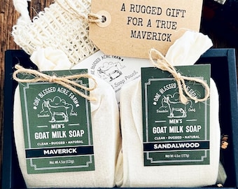 Goat Milk Soap Gift Set for Men