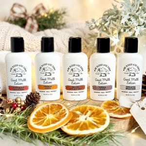 Holiday Bulk Goat Milk Lotion Sampler Gift Set Christmas Stocking Stuffer Ideas For Last Minute Gifts Travel Size Hostess Gifs Holiday Party