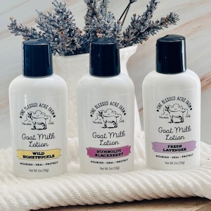 Holiday Bulk Goat Milk Lotion Hand Cream Favors Bulk Hand Lotion 2 Ounce Hand Cream Gift Set Lotion Holiday Gift Set Mini Lotion Bottle Bulk
