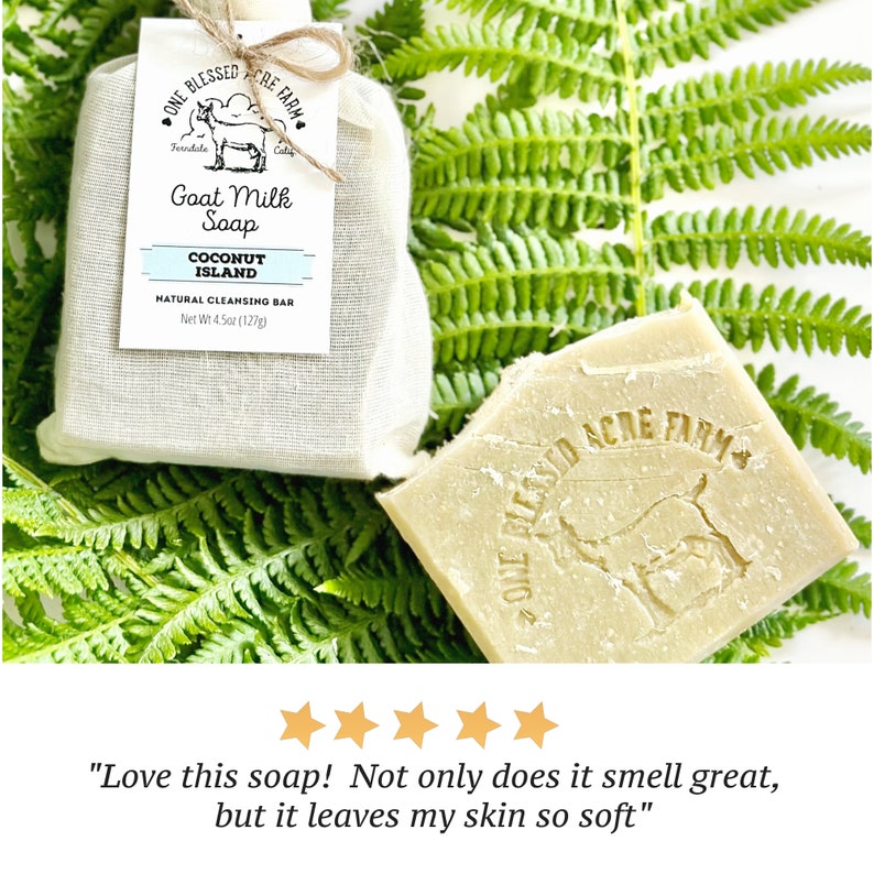 OneBlessedAcre Goat Milk Soap Bar