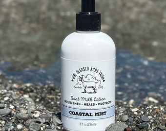 Goat Milk Lotion Ocean Scented Hydrating Hand Cream Goat Milk Body Lotion Sea Salt Body Cream Travel Size Lotion Gift For Mom Gift For Her