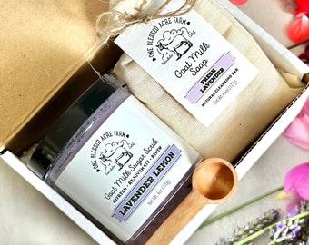 Lavender Skincare Set Lavender Holiday Spa Gift Boxes For Christmas Relaxation Gift Lavender Wellness Kits Eco Friendly Holiday Skincare Set