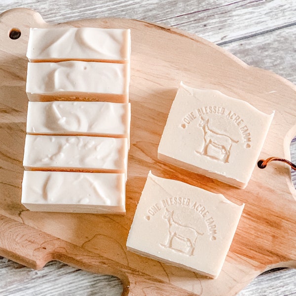 Unscented Goat Milk Soap Bar Unscented Body Soap Dry Skin Hand Soap Bulk Set Soap For Baby Fragrance Free Soap Facial Cleanser Gift For Mom