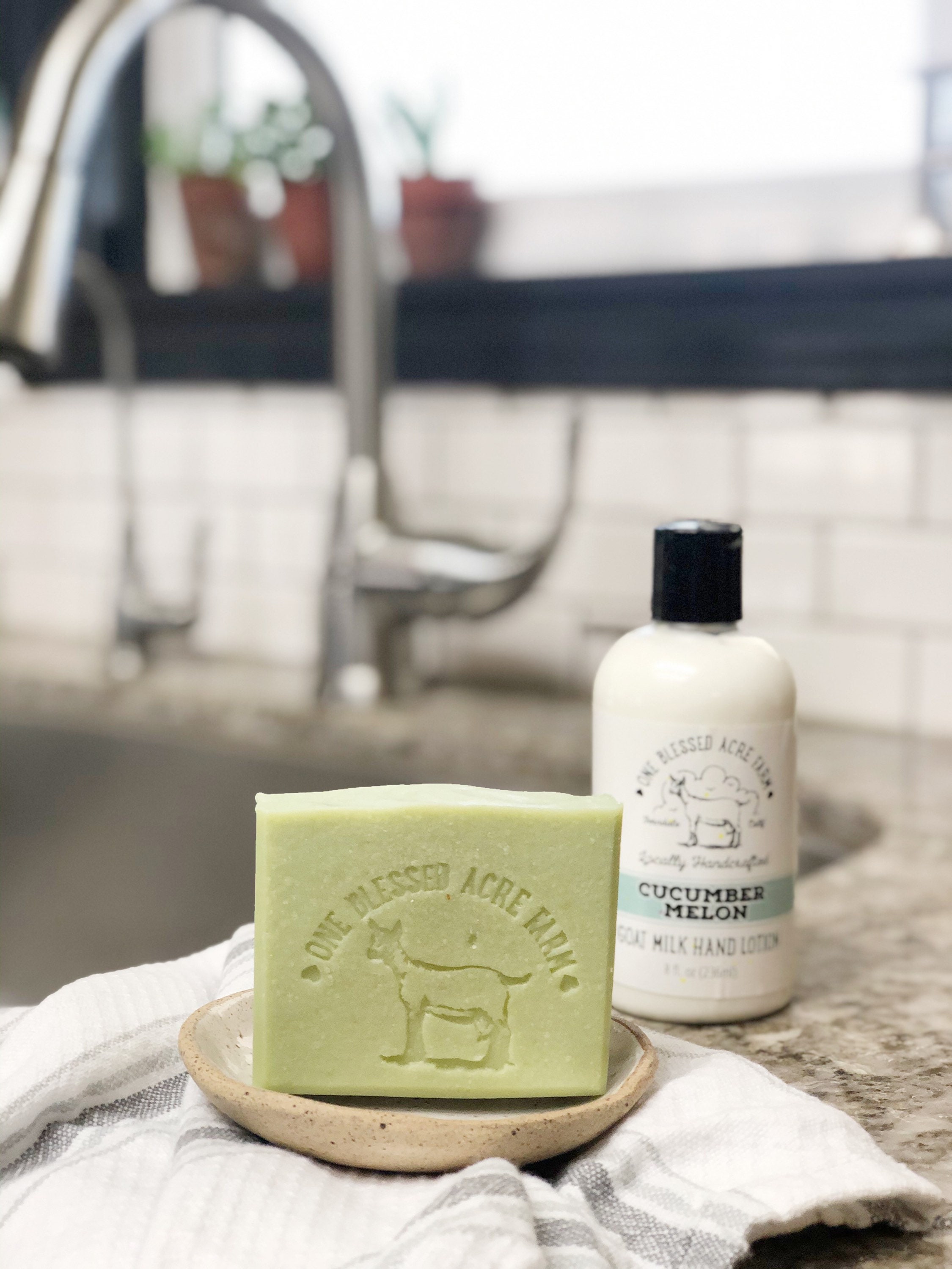 Cucumber Melon Goat Milk Bar Soap Natural Cleansing Bar Lush Etsy Denmark