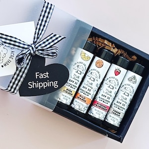 Lip Balm Gift Under 20 Dollar Gift For Women Lip Balm Flavored Goat Milk Lip Balm Gift Set For Christmas Stocking Stuffer Idea Under 20 Gift