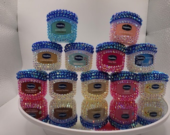 Bedazzled and Blinged Vaseline Lip Therapy