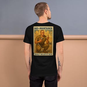 Dad and Maintainer Baby Bottle T-shirt