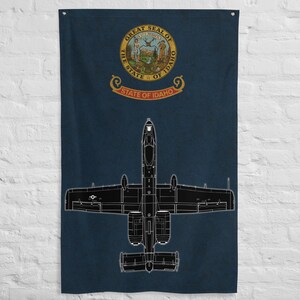 A-10 Warthog Idaho Flag