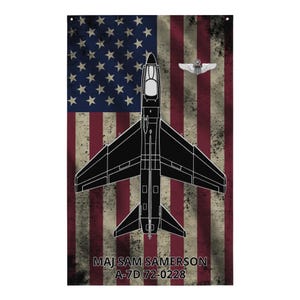 A-7D Corsair II Custom Flag