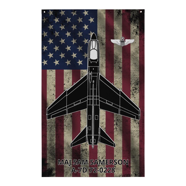 A-7D Corsair II Custom Flag