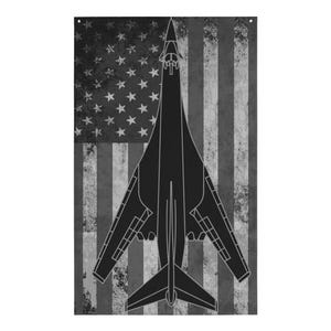 B-1 Lancer Airplane Flag (Shadow)