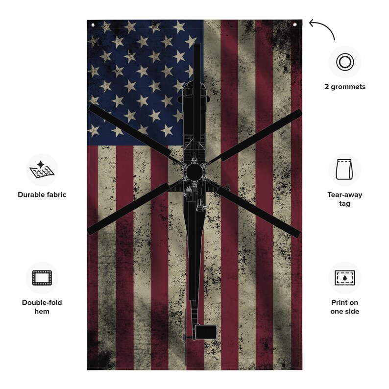 SK-64 Skycrane Helicopter (Basic Flag)