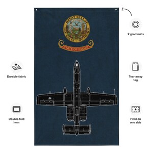 A-10 Warthog Idaho Flag