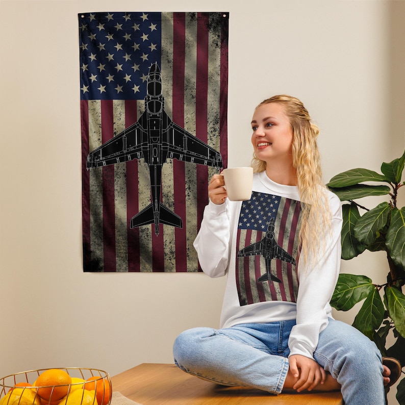 EA-6B Prowler Aircraft Flag