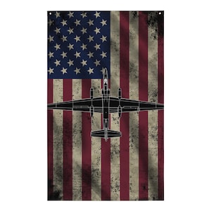 U-2 Dragon Lady Airplane Flag
