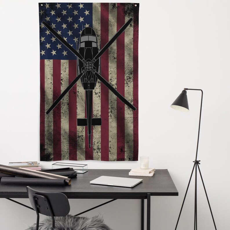 Bell 412 Helicopter (Basic Flag)