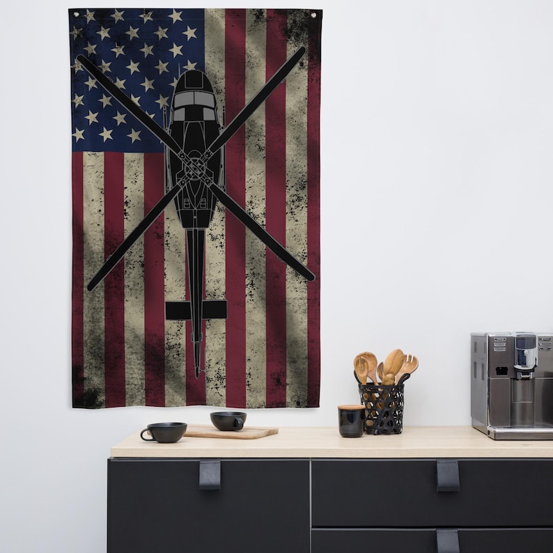 Bell 412 Helicopter (Basic Flag)