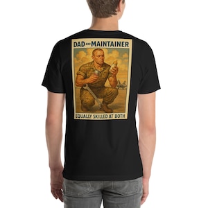 Dad and Maintainer Baby Bottle T-shirt