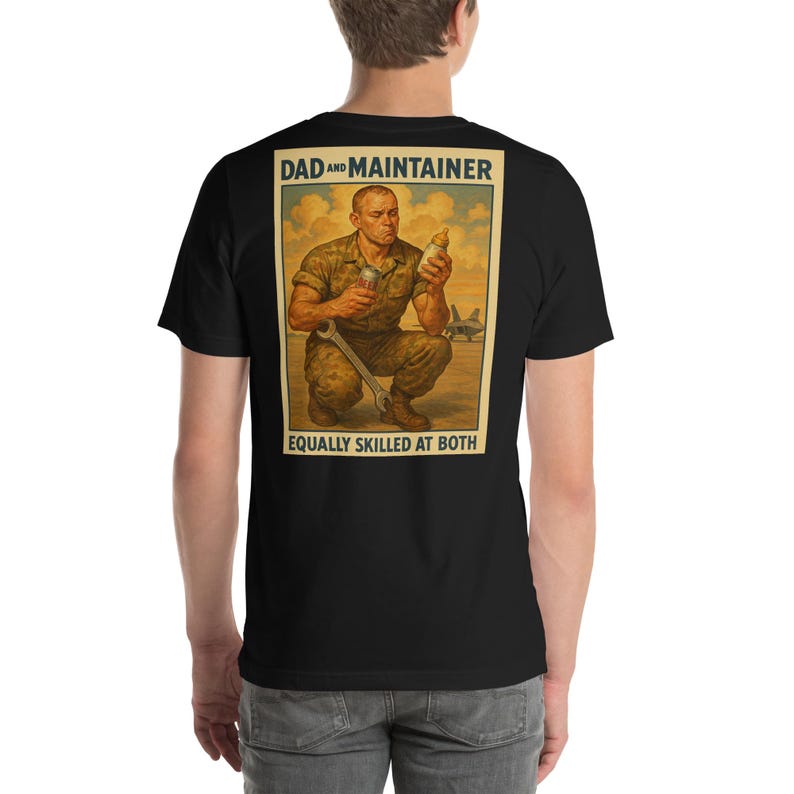 Dad and Maintainer Baby Bottle T-shirt