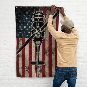UH-1 Huey U.S. Flag