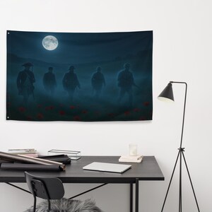 Memorial Day Ghost Soldiers Flag