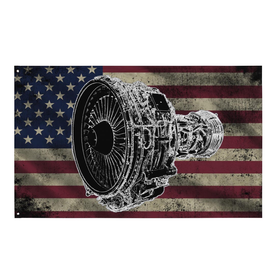 PW F117-PW-100 C-17 Artistic Engine Flag - Etsy