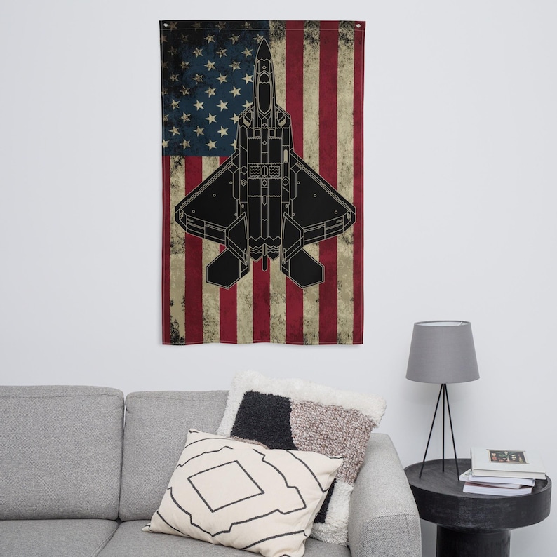 F-22 Raptor U.S. Flag