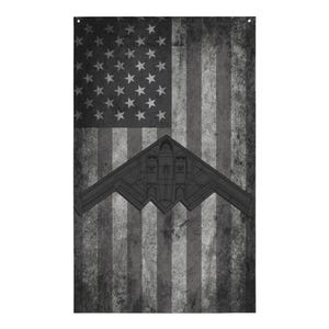 B-2 Spirit Airplane Flag (Shadow)