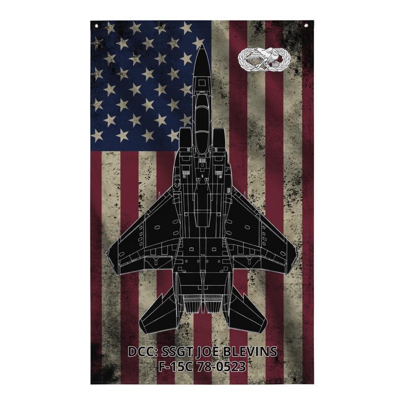 F-15 A/C Eagle Custom Flag